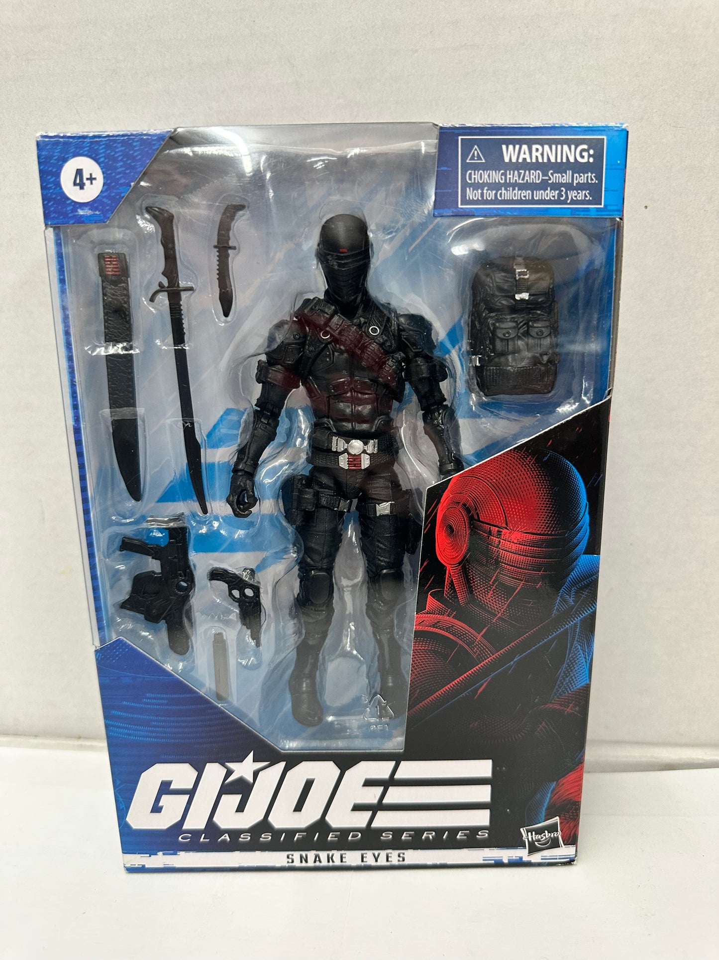 GI Joe Classified Series Snake Eyes 6" Action Figure 2020 Hasbro Open Box