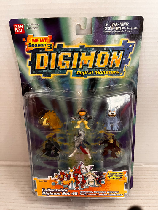 Digimon Season 3 Collectible Set # 29 Six Figure Digital Monster 2001
