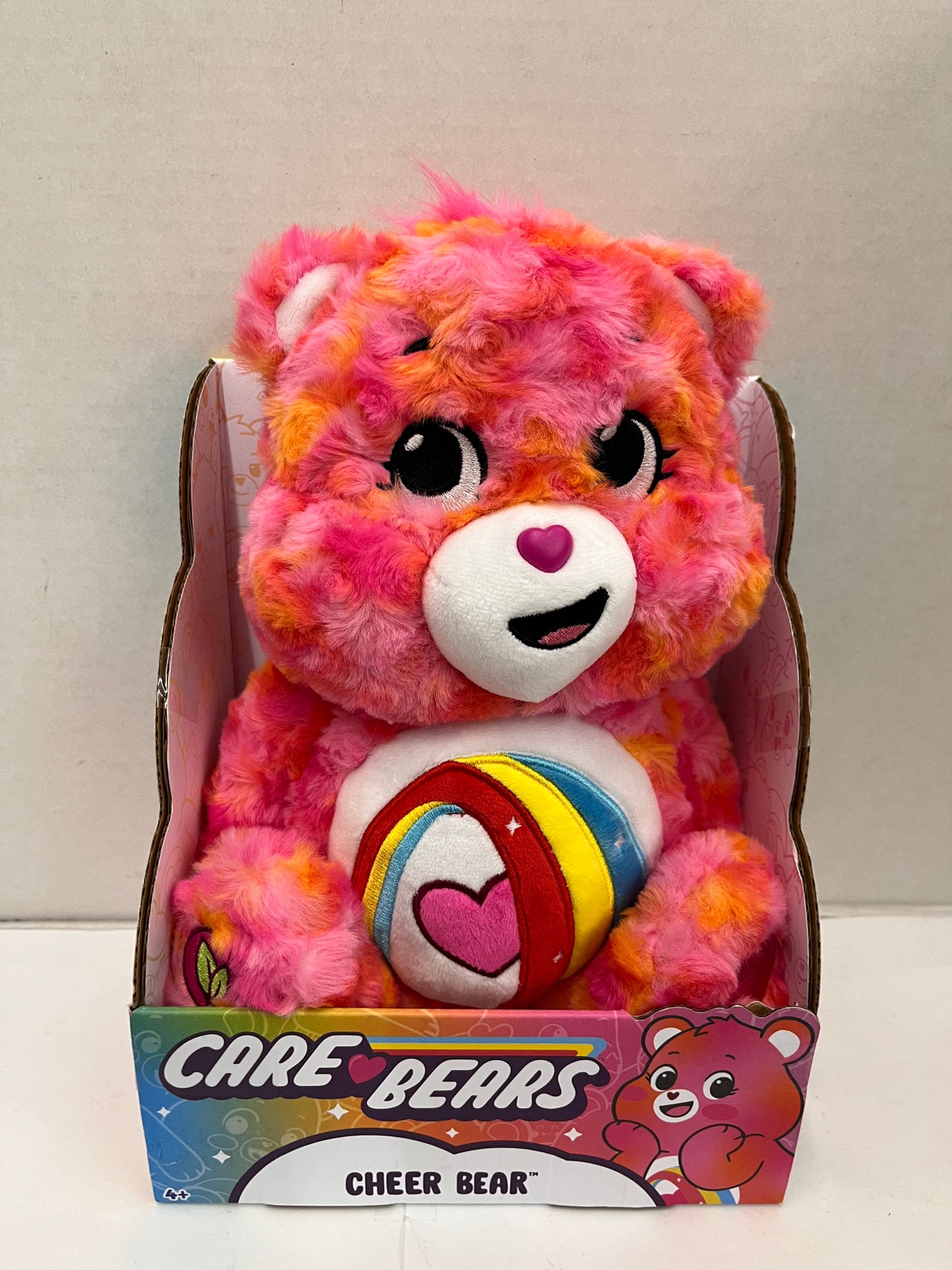 Care Bears Exclusive Cheer Bear 2024 Edition Pink NIB Medium Plush