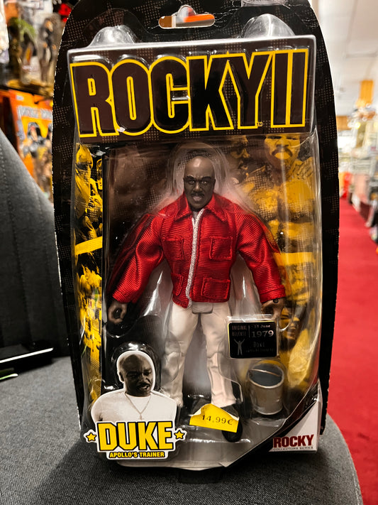 Rocky 2 Duke (Apollo’s Trainer) 2006 Jakks Pacific Action Figure NEW Sealed