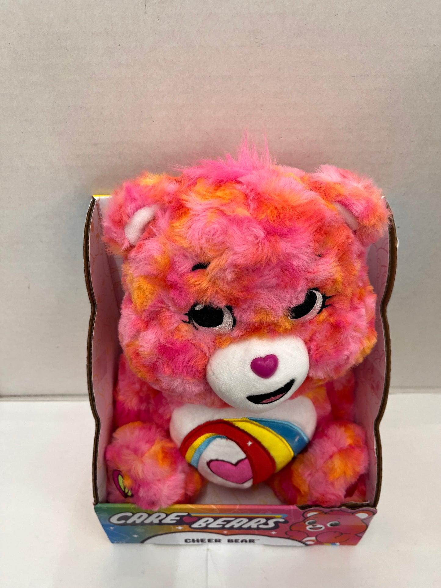 Care Bears Exclusive Cheer Bear 2024 Edition Pink NIB Medium Plush