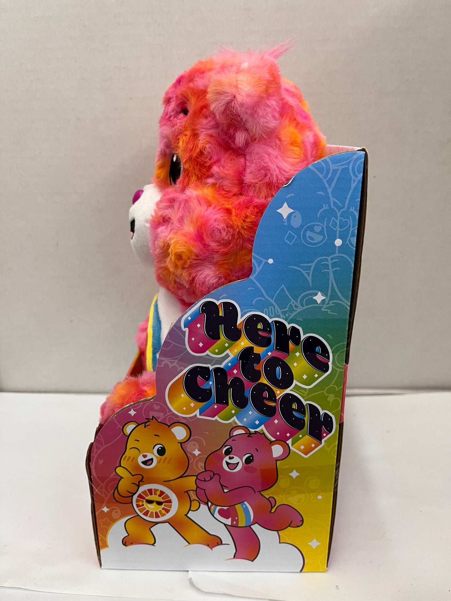 Care Bears Exclusive Cheer Bear 2024 Edition Pink NIB Medium Plush