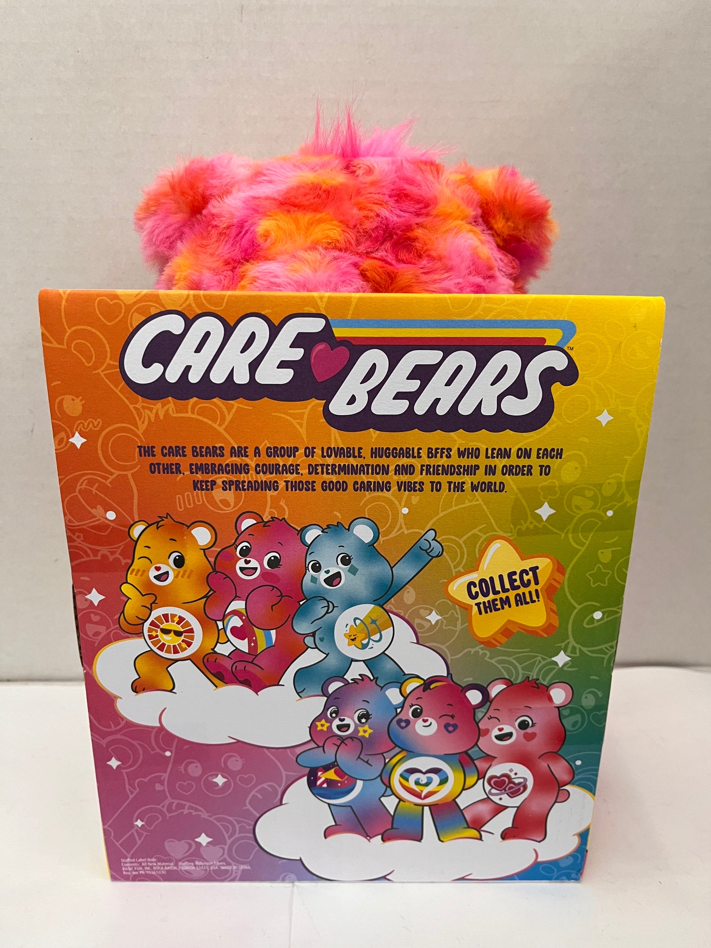 Care Bears Exclusive Cheer Bear 2024 Edition Pink NIB Medium Plush