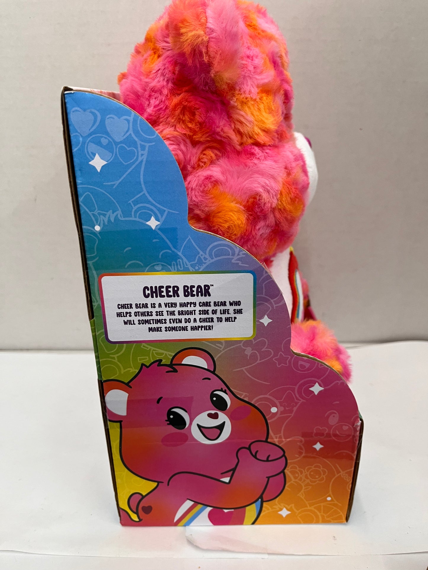 Care Bears Exclusive Cheer Bear 2024 Edition Pink NIB Medium Plush