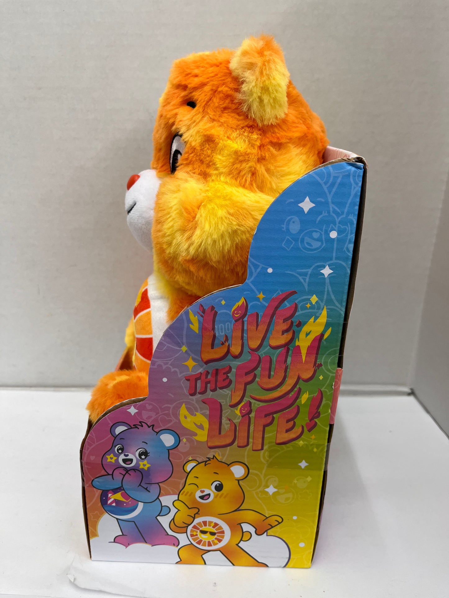 New Care Bears FUNSHINE BEAR + Bracelet Yellow Sun Belly