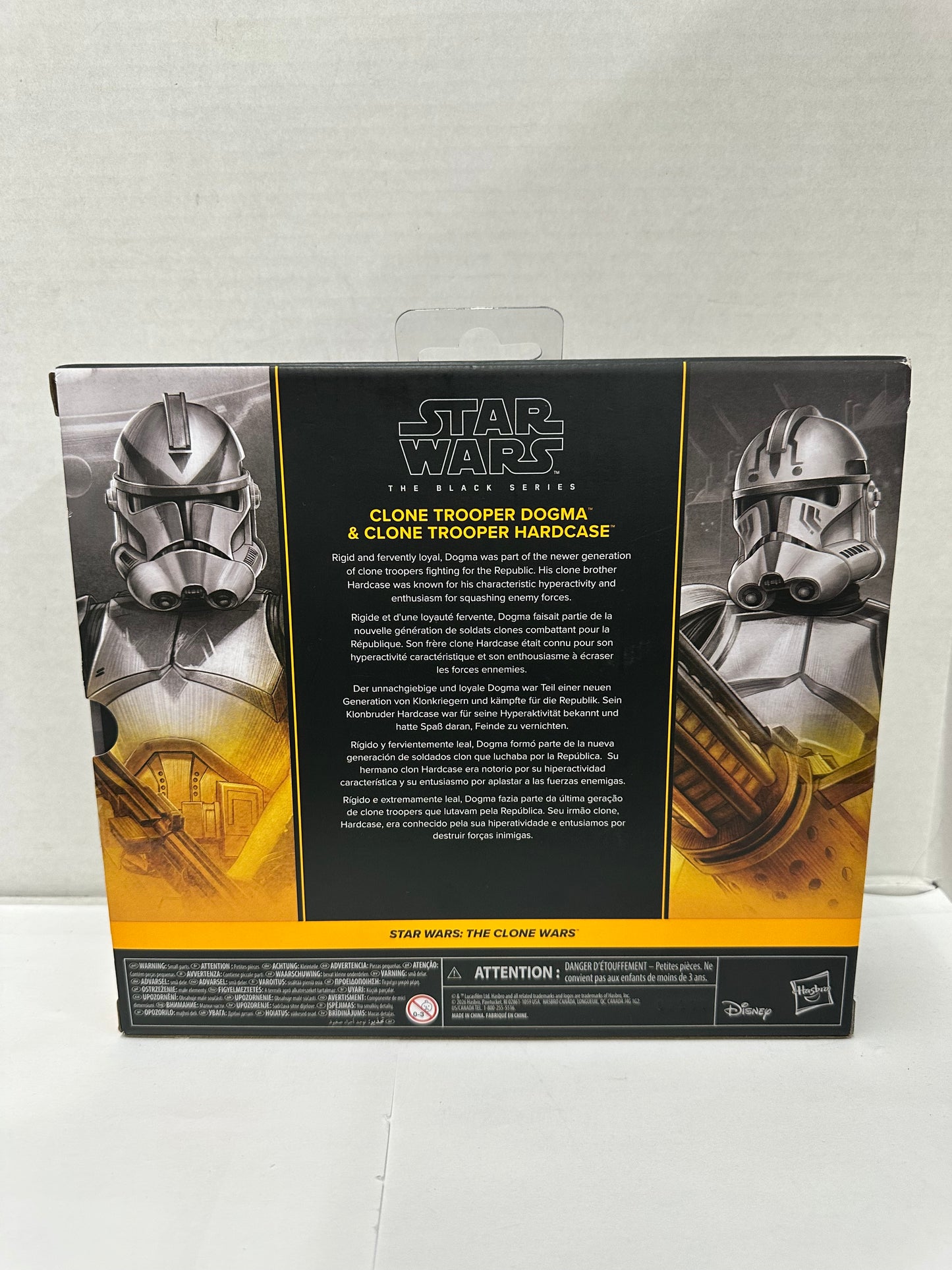 Star Wars Black Series 6" Clone Trooper Dogma Hardcase Clone Wars 2-Pack