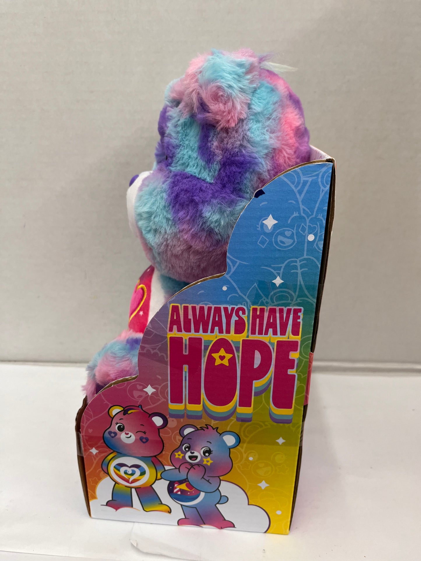 New Care Bears Loveshine Bear Plush Color Splash Bear