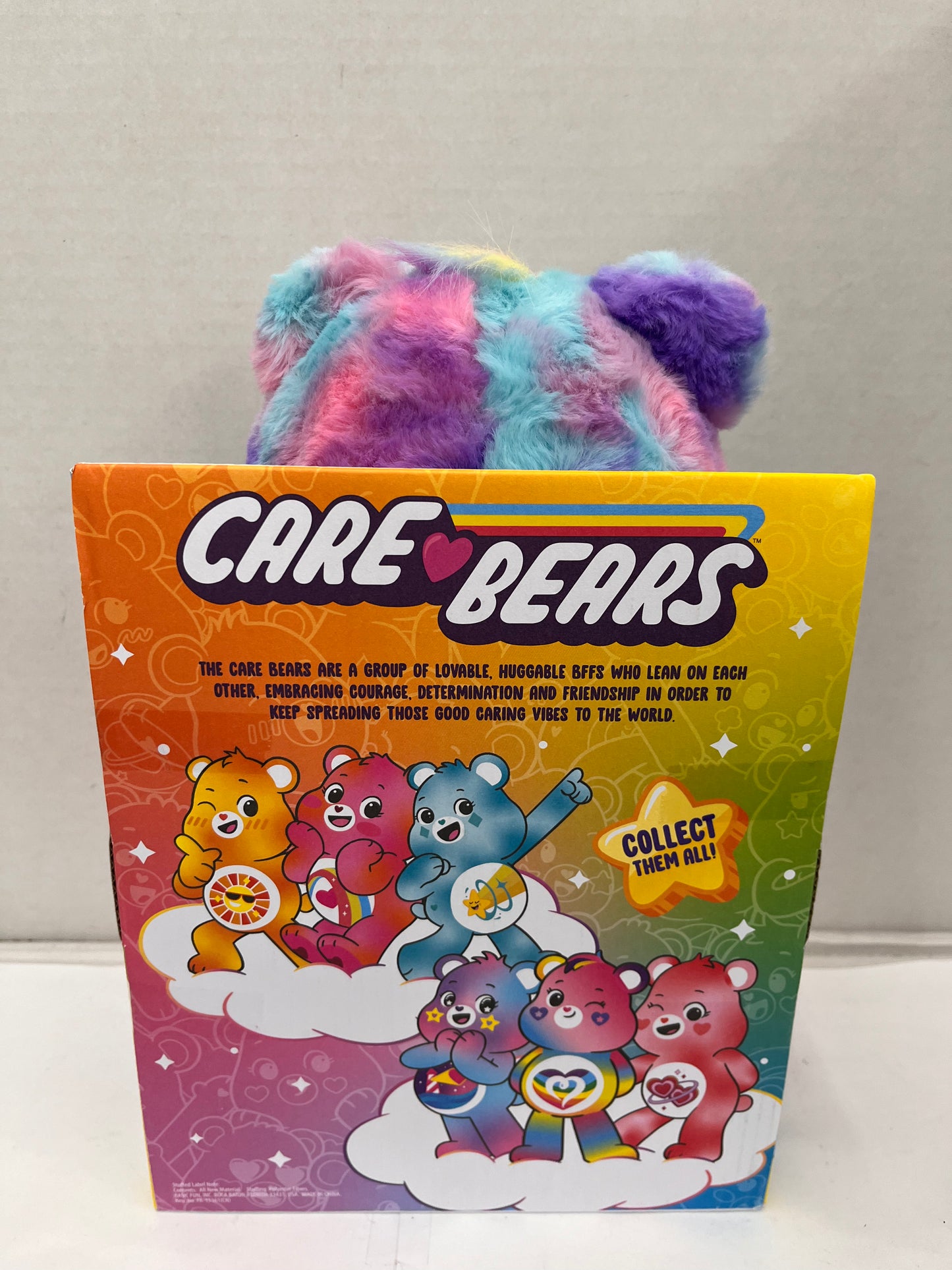 New Care Bears Loveshine Bear Plush Color Splash Bear
