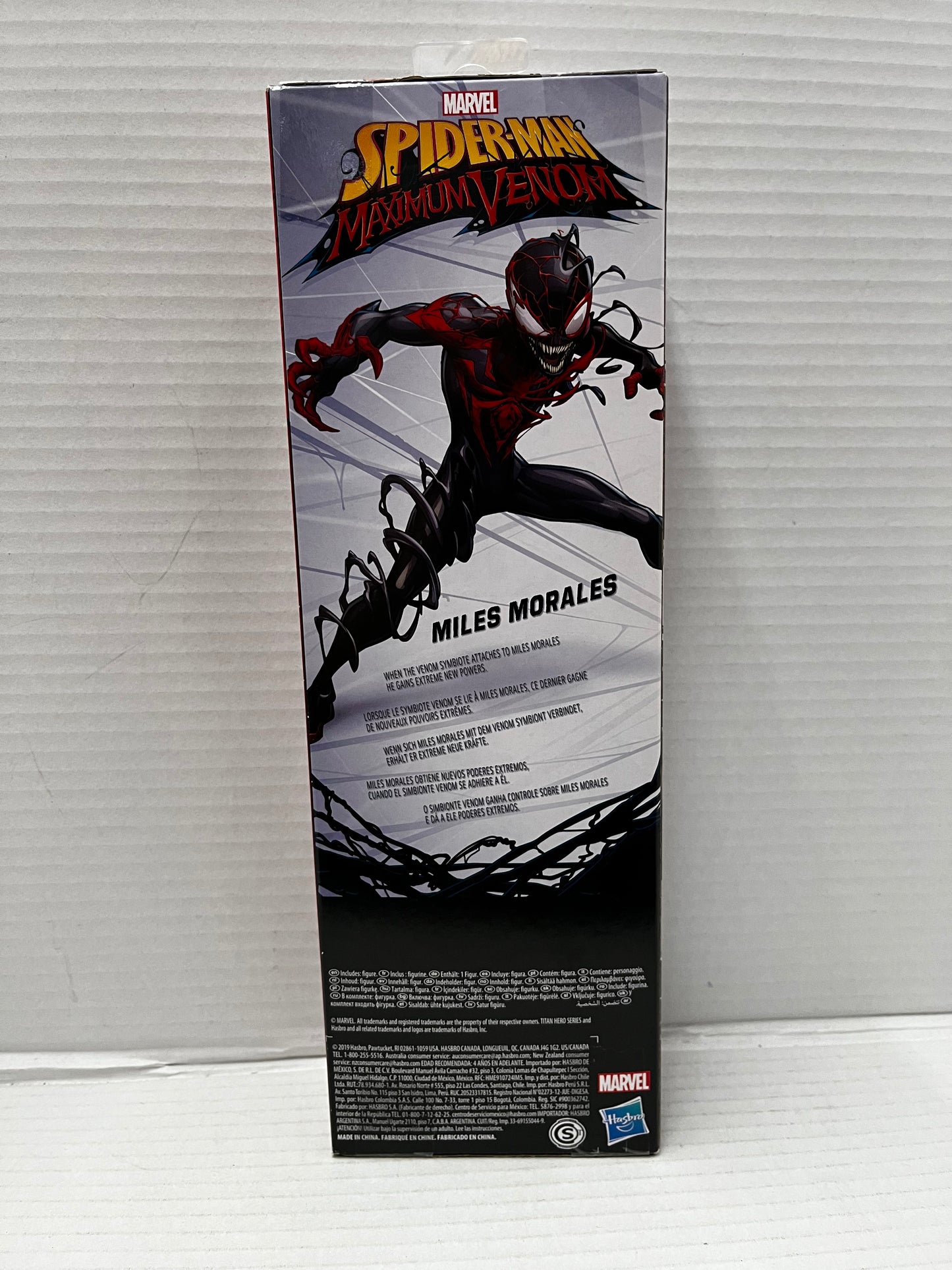 2019 Marvel Titan Hero Series Spider-Man Maximum Venom Miles Morales