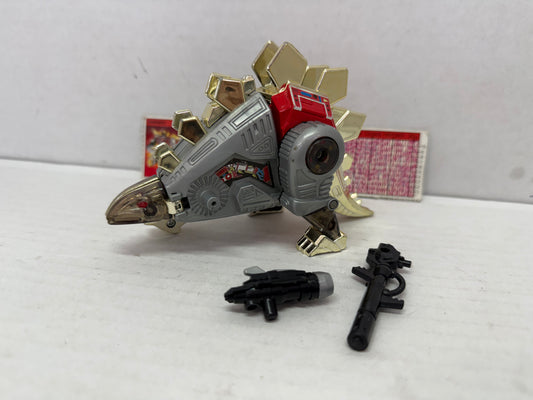 Snarl 1985 Vintage Hasbro G1 Transformers Stegosaurus Action Figure #1 W/ Stats