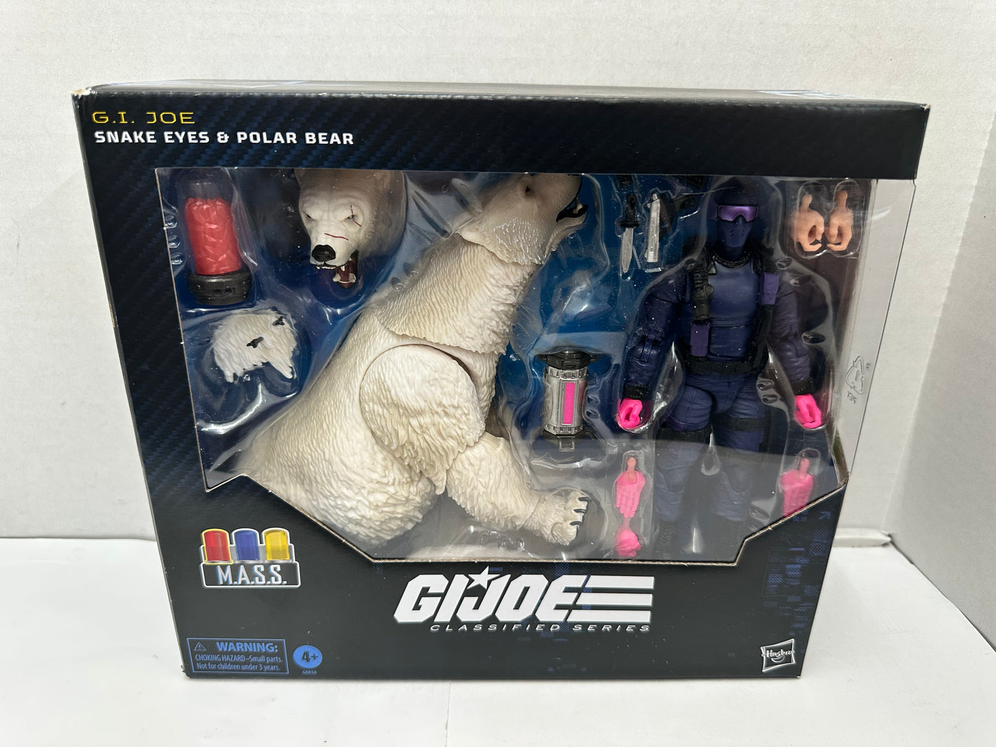 G.I. Joe Classified MASS Device #161 Snake Eyes & Polar Bear Action Figure Set
