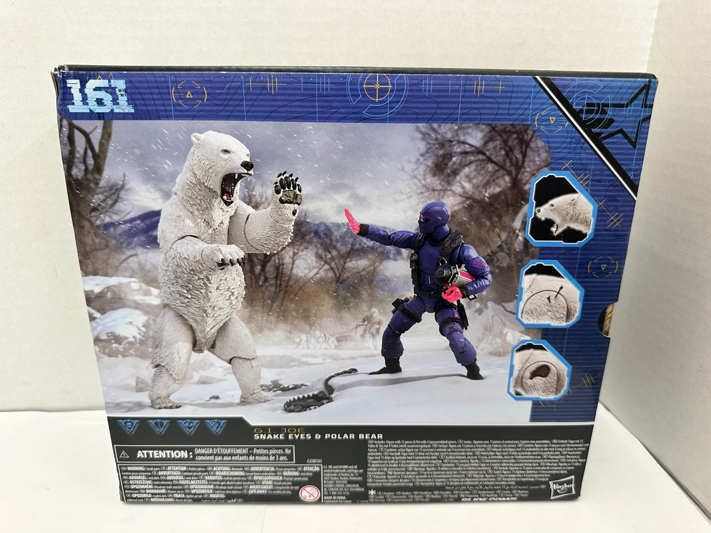 G.I. Joe Classified MASS Device #161 Snake Eyes & Polar Bear Action Figure Set