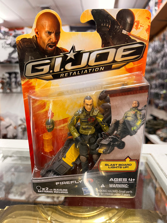 GI Joe Cobra Firefly 4" Action Figure Retaliation 2012 MOC Hasbro Power Board