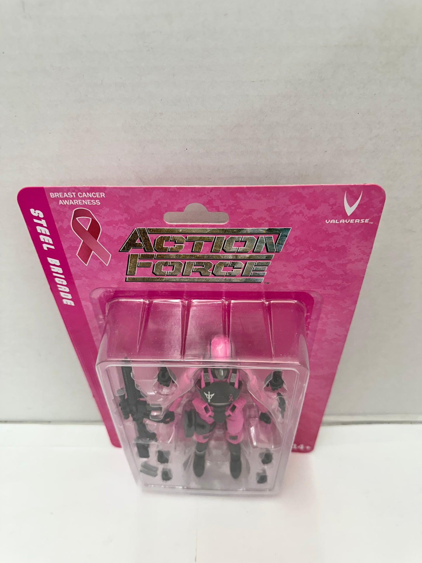 Valaverse Action Force Steel Brigade Breast Cancer Awareness