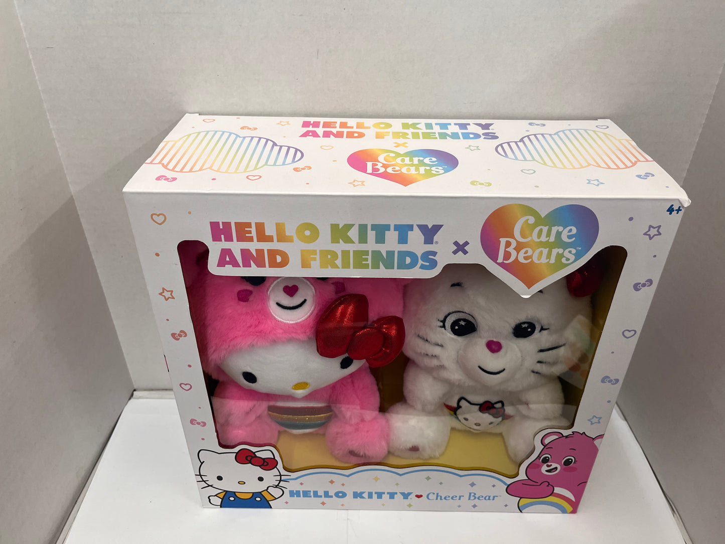 Care Bears Hello Kitty and Cheer Bear Plush Set