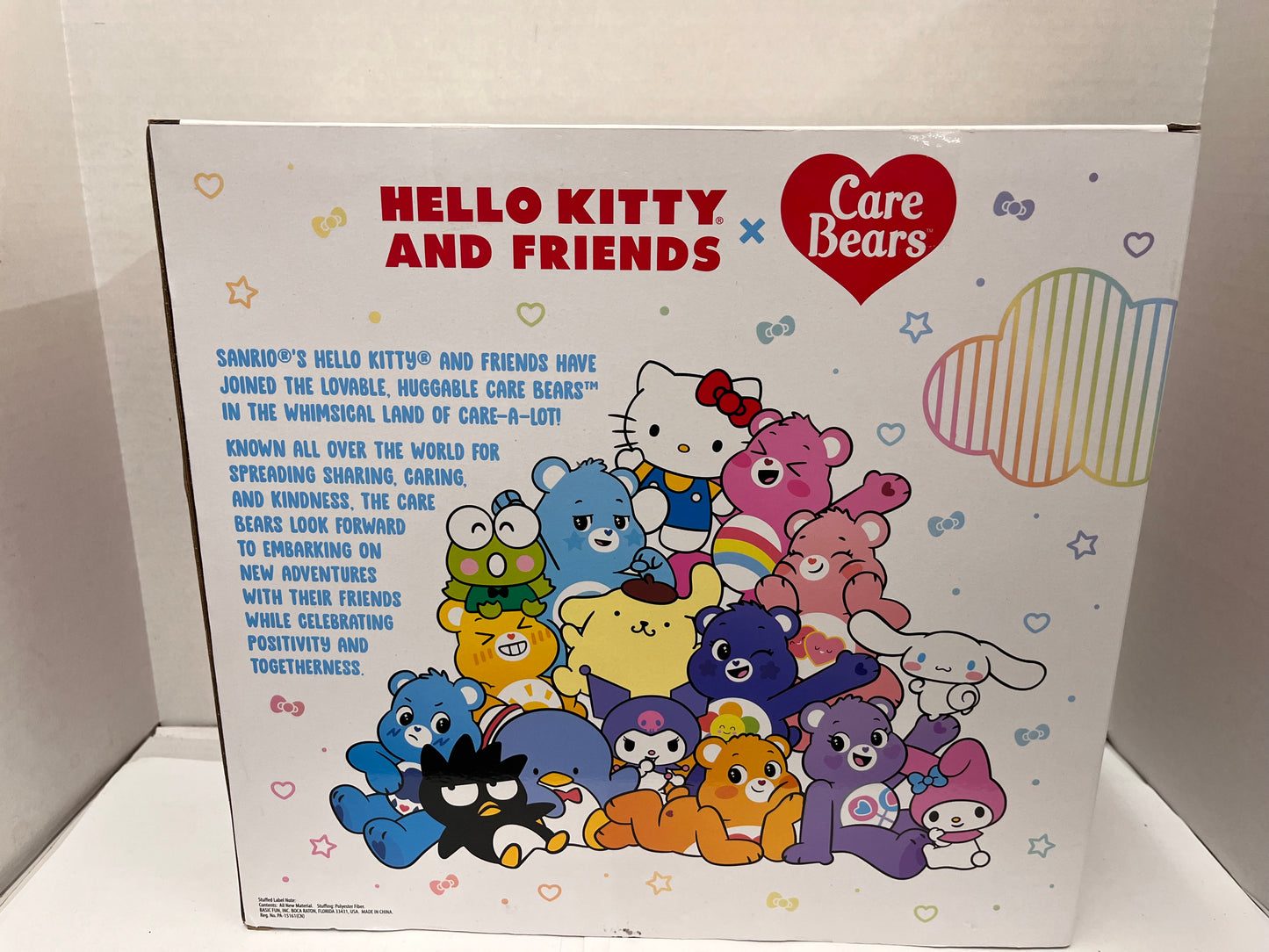Care Bears Hello Kitty and Cheer Bear Plush Set