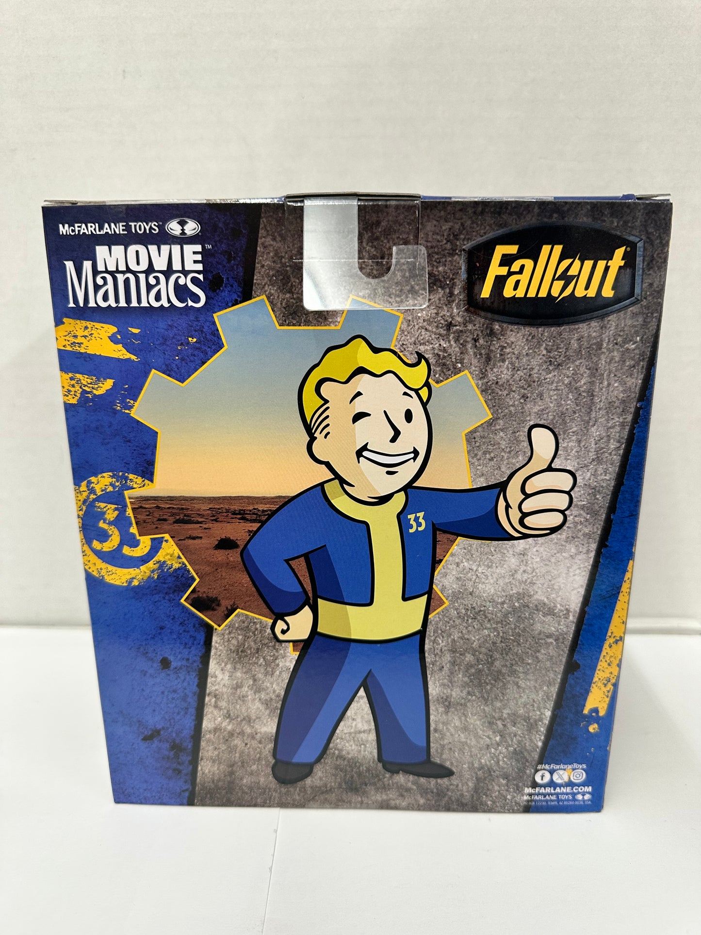 McFarlane Toys Fallout Maniacs Vault Boy Version 3 Figure Limited Edition