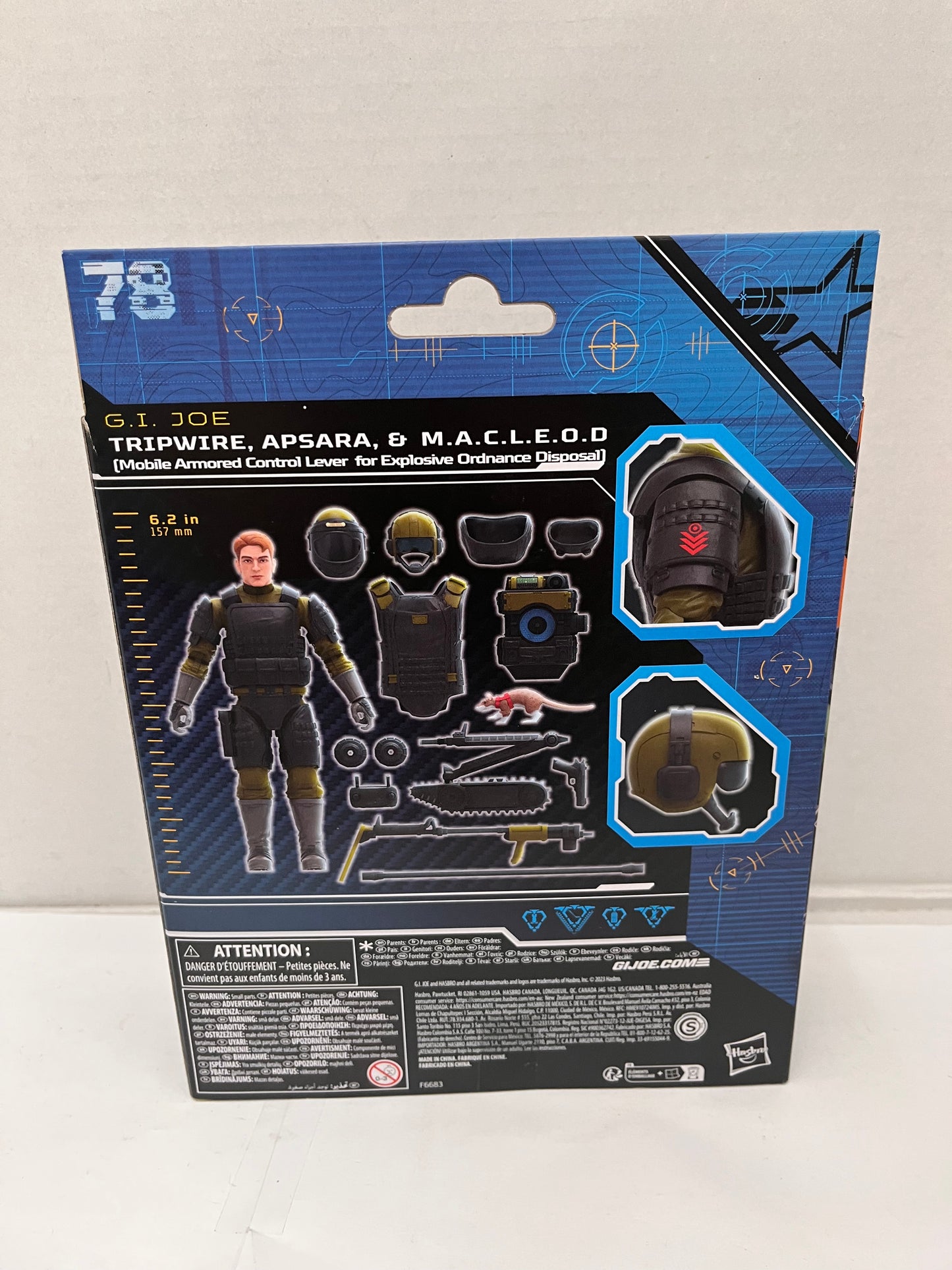 Hasbro G.I. Joe 6" Scale Classified Series Tripwire Action Figure