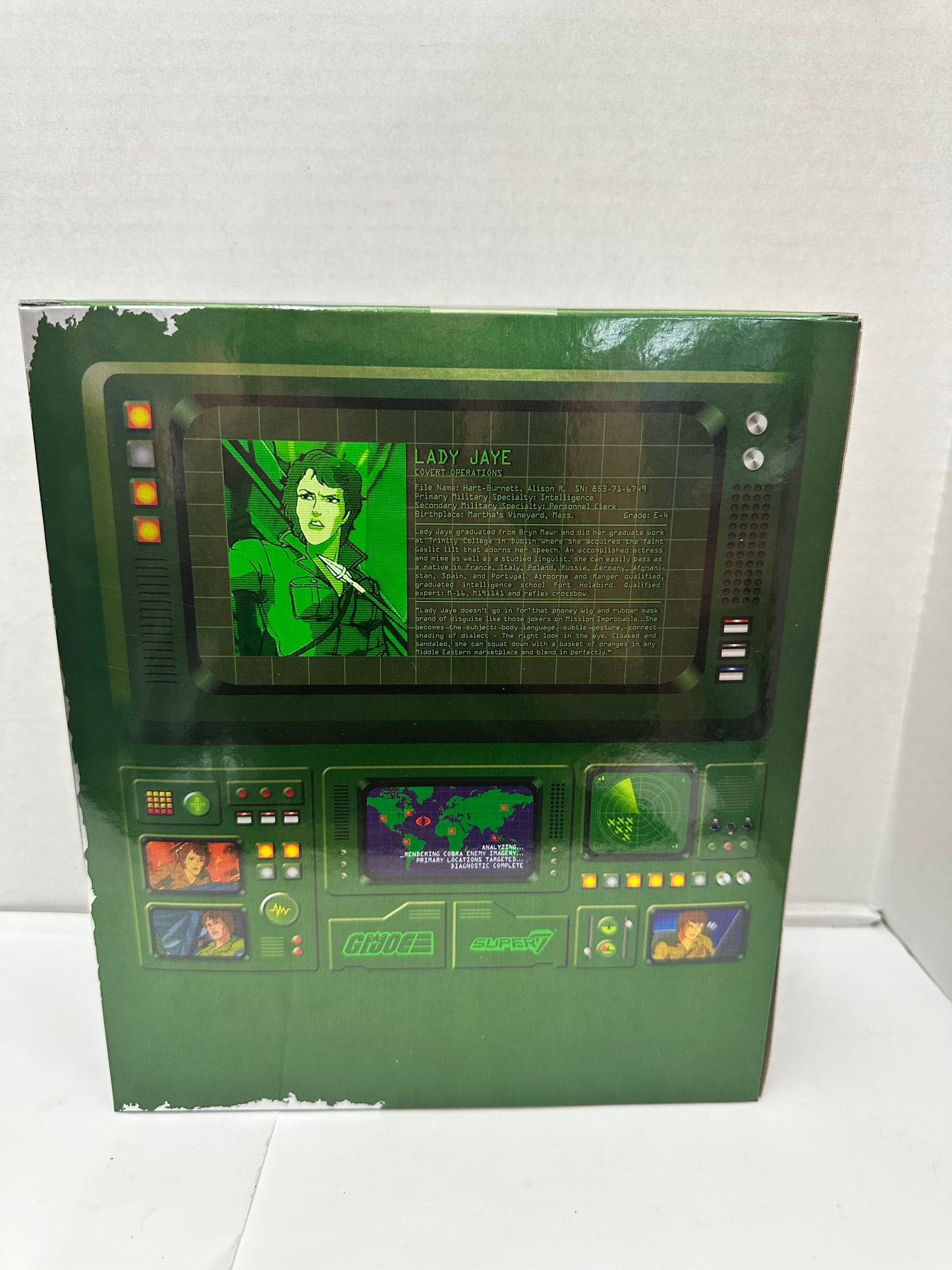 GI Joe Ultimates Lady Jaye Covert Operations 7" Action Figure Super7 New