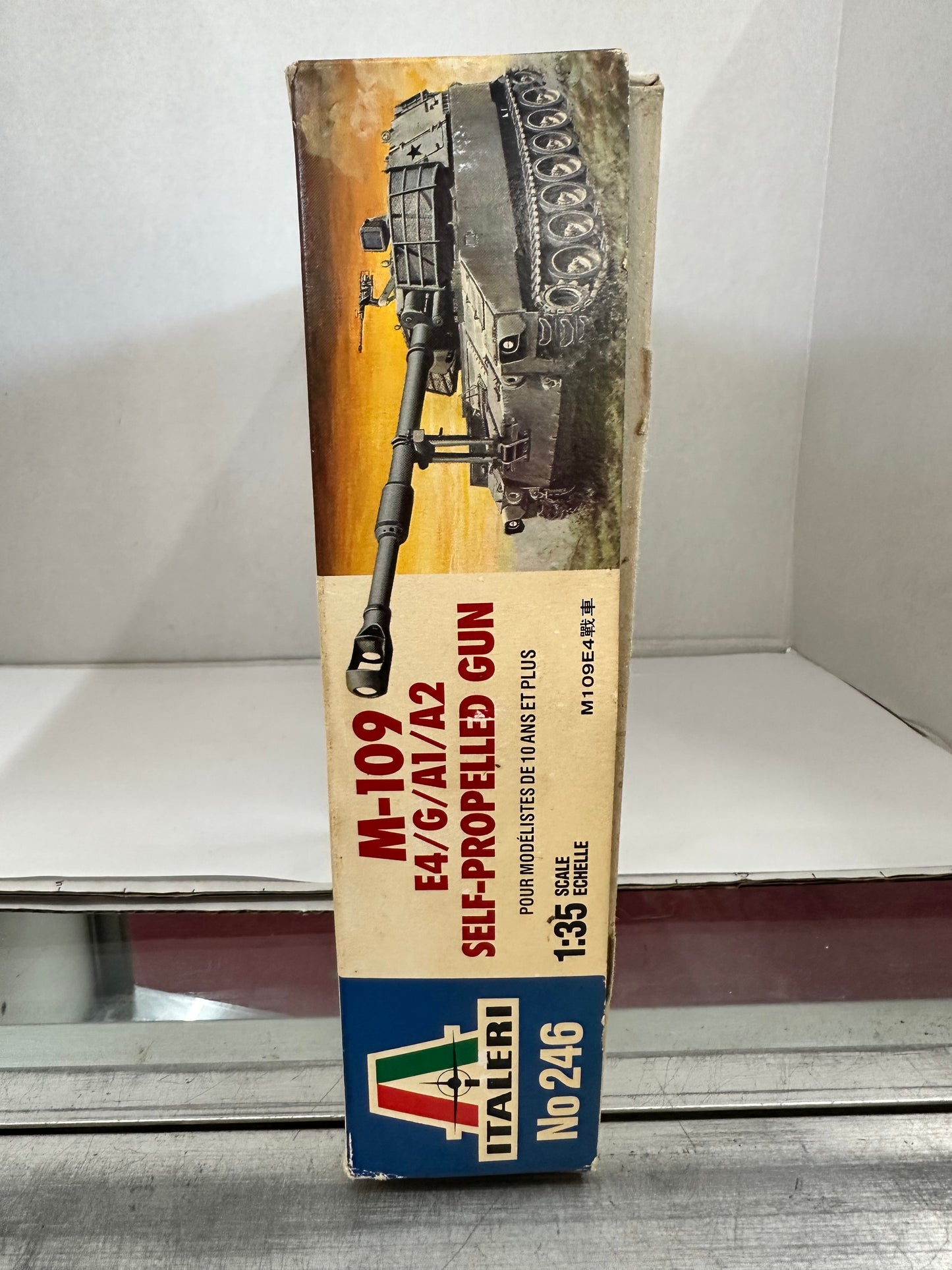 Italeri M-109 Self-Propelled Gun E4/G/A1/A2 1:35 Scale OPEN BOX #246