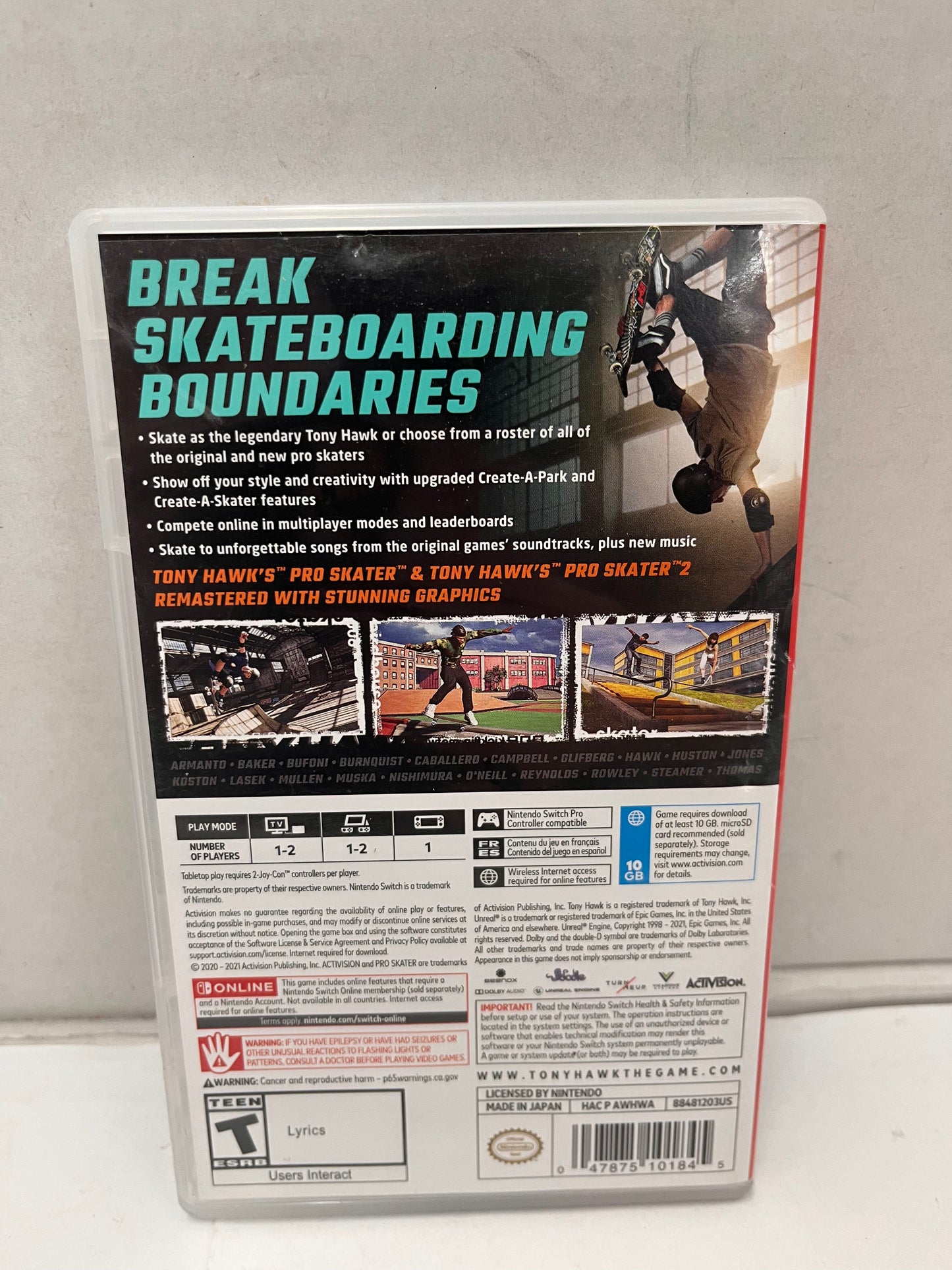 Tony Hawk's Pro Skater 1+2 - Nintendo Switch Tested