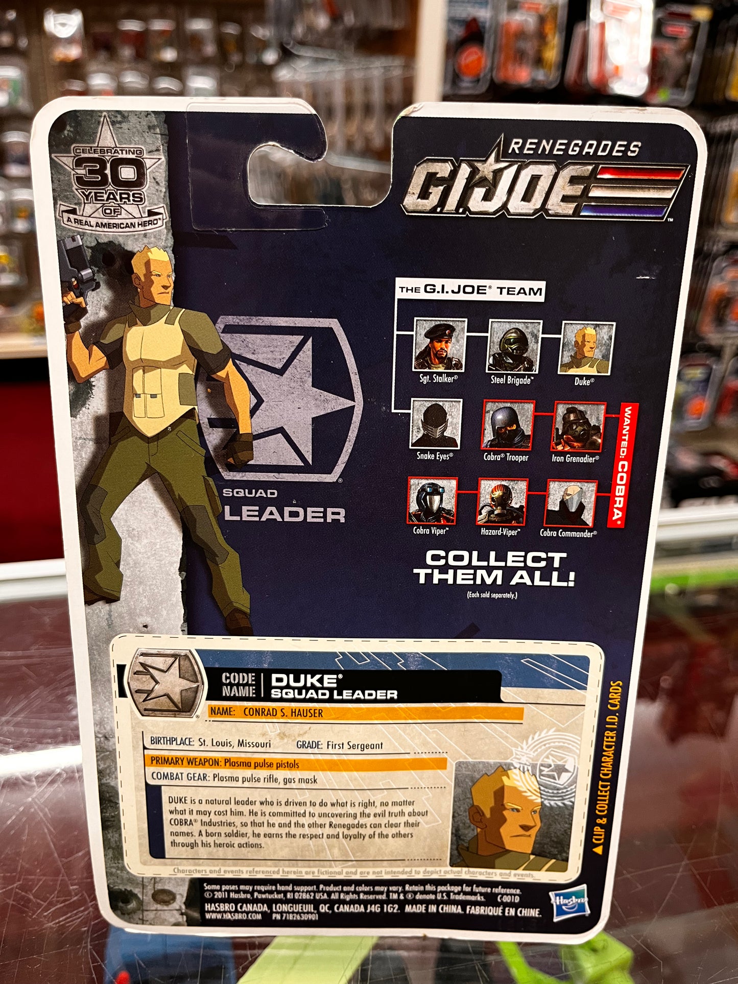 GI Joe Renegades Duke Squad Leader 30th Anniversary