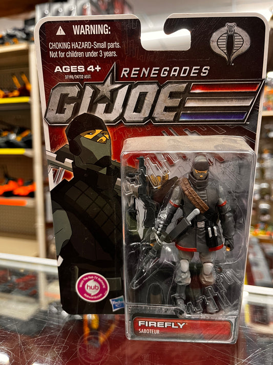 G.I.JOE PURSUIT of COBRA (POC, 30th): FIREFLY - SABOTEUR - RENEGADES