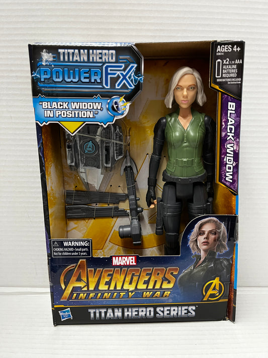 Marvel Infinity War Titan Hero Series Black Widow with Titan Hero Power FX Port
