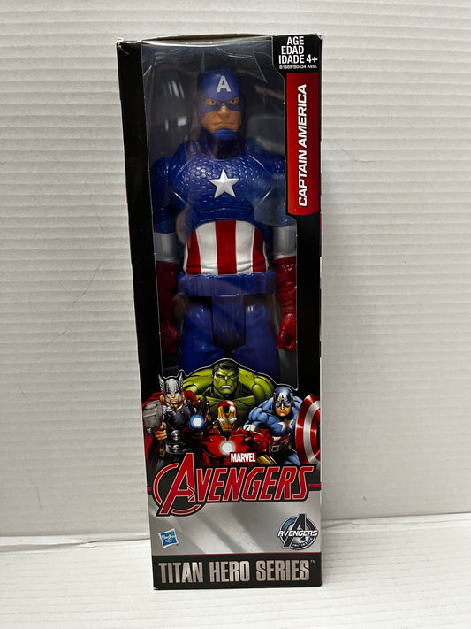 Captain America Marvel Avengers Titan Hero Series Hasbro 12” Action Figure