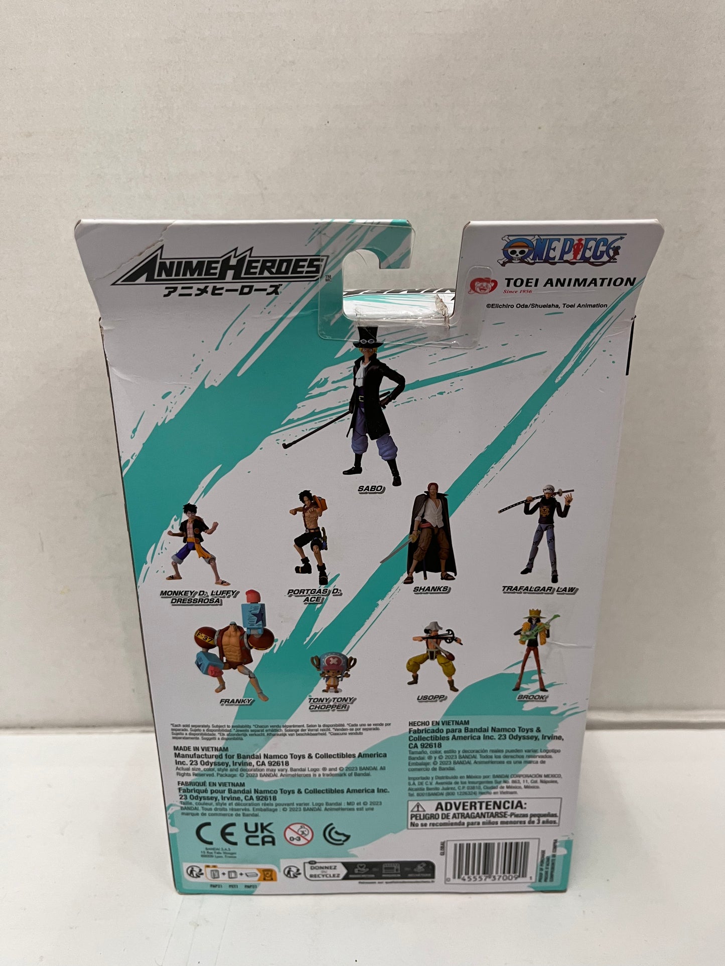One Piece Anime Heroes Action Figure Sabo Bandai Namco