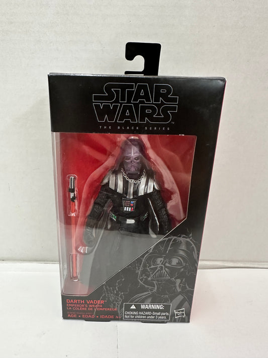 New 2015 Hasbro Star Wars The Black Series Darth Vader Emperor's Wrath Figure