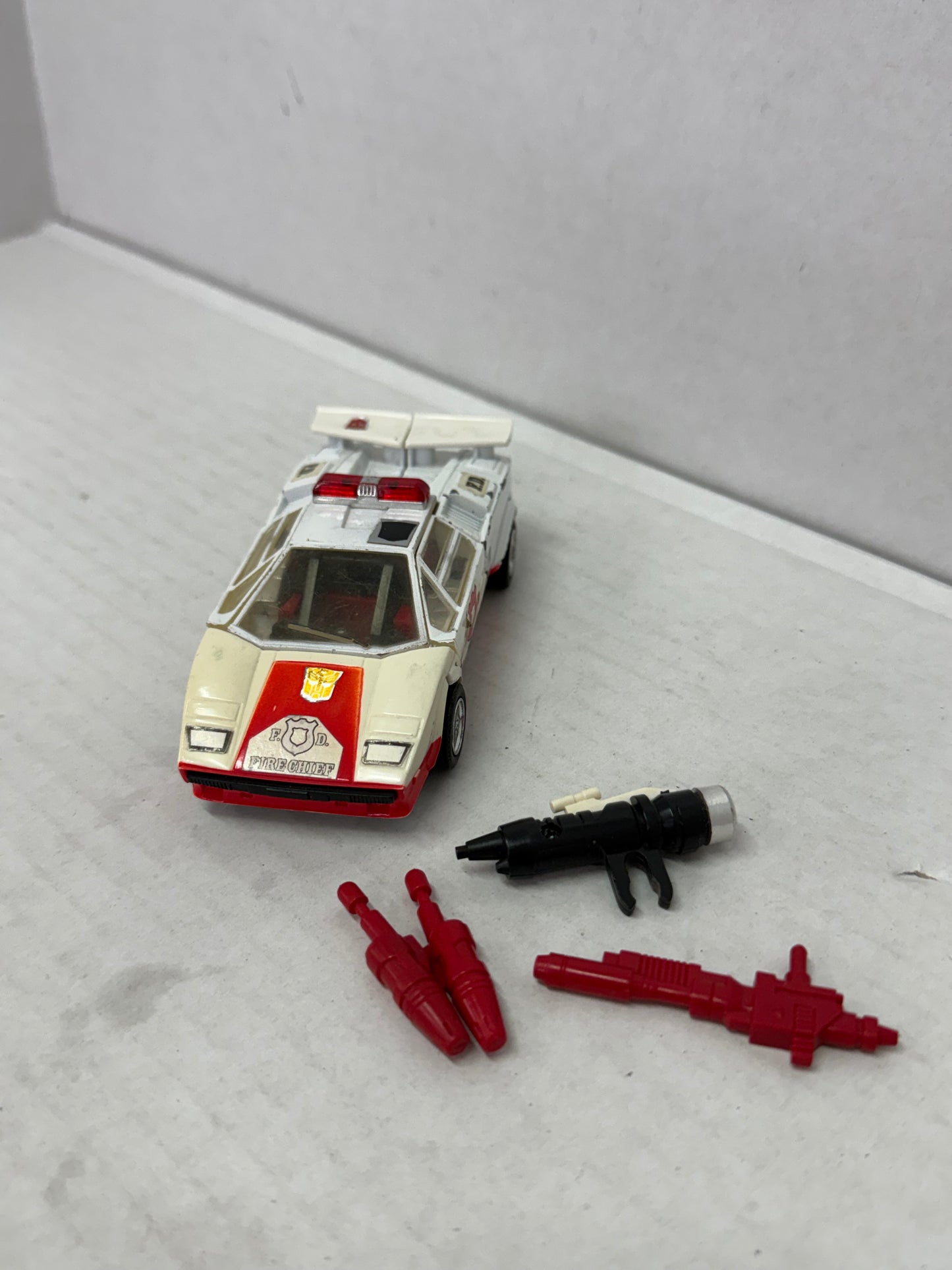 Transformers G1 Red Alert Vintage 80-82 Generations One AS IS #2