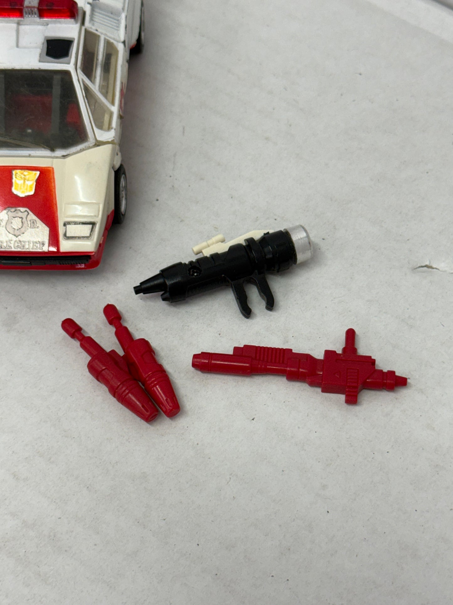 Transformers G1 Red Alert Vintage 80-82 Generations One AS IS #2