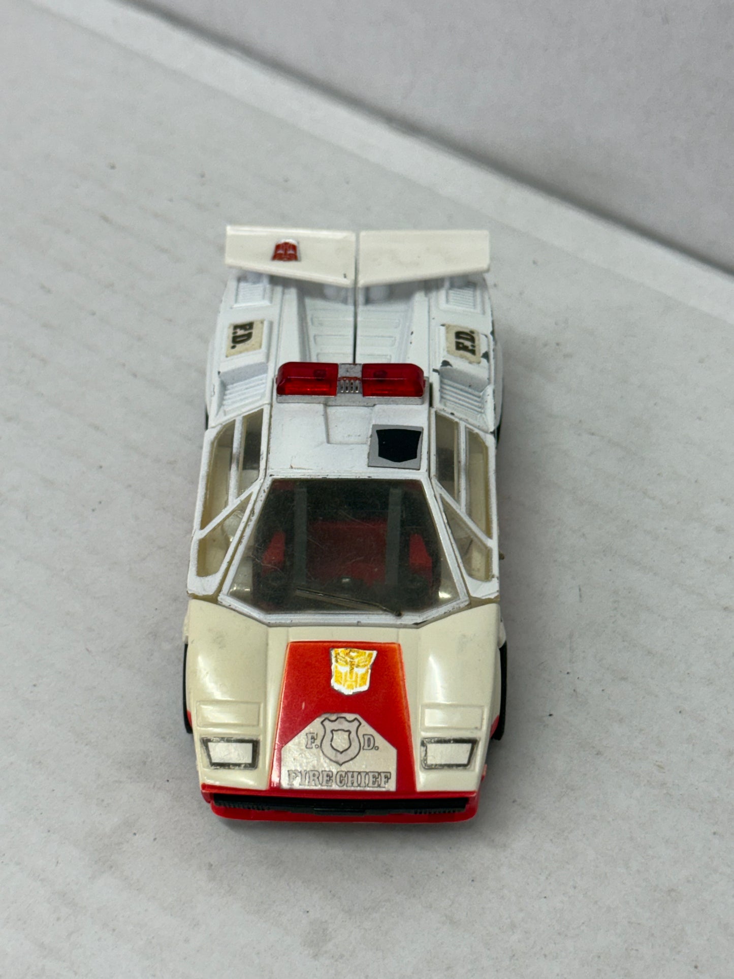 Transformers G1 Red Alert Vintage 80-82 Generations One AS IS #2