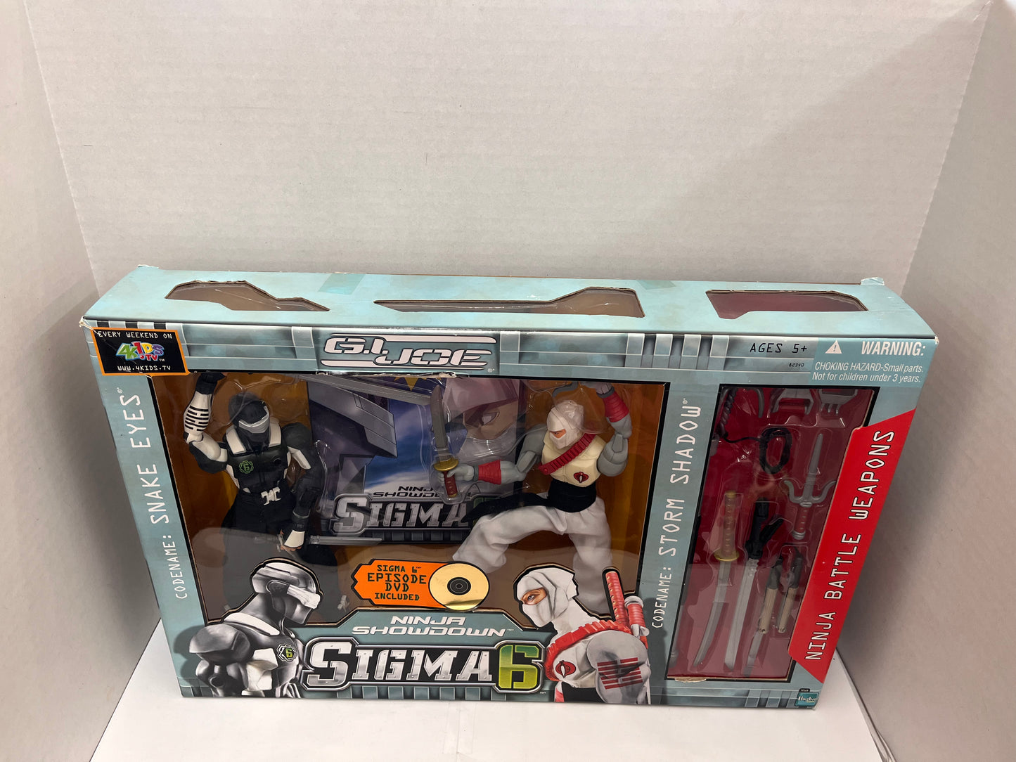 GI Joe Ninja Showdown Sigma 6 Set (Snake Eyes vs. Storm Shadow) NEW 2005