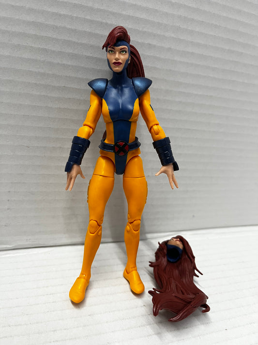 Marvel Legends JEAN GREY 6" Figure & Ponytail Head Phoenix XMEN Love Triangle