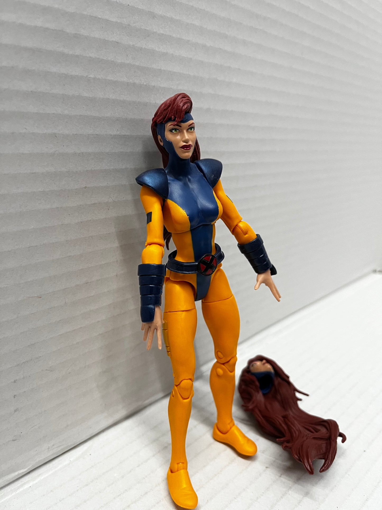 Marvel Legends JEAN GREY 6" Figure & Ponytail Head Phoenix XMEN Love Triangle