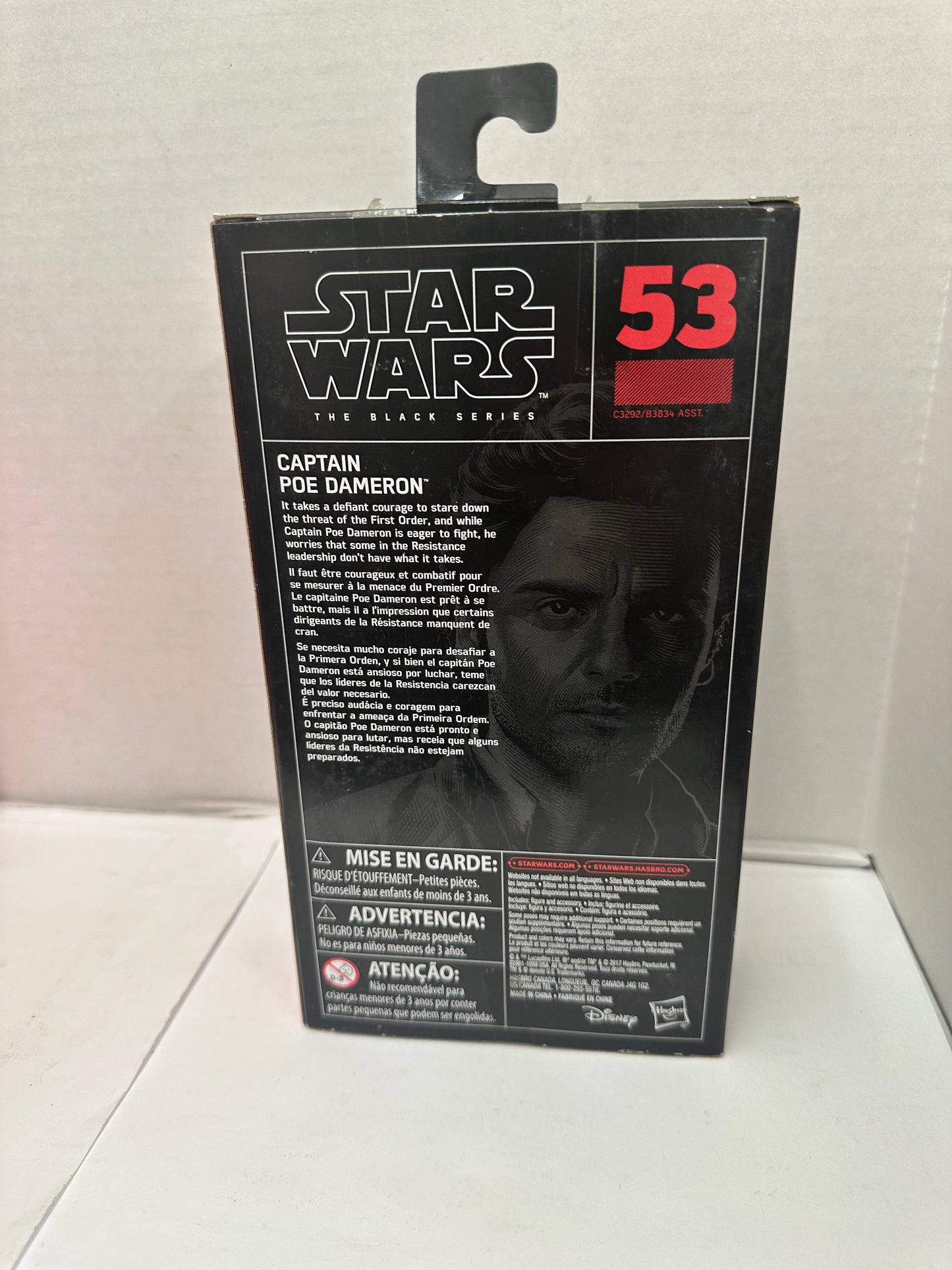Star Wars Black Series Captain Poe Dameron 6" Action Figure Last Jedi 2017 New