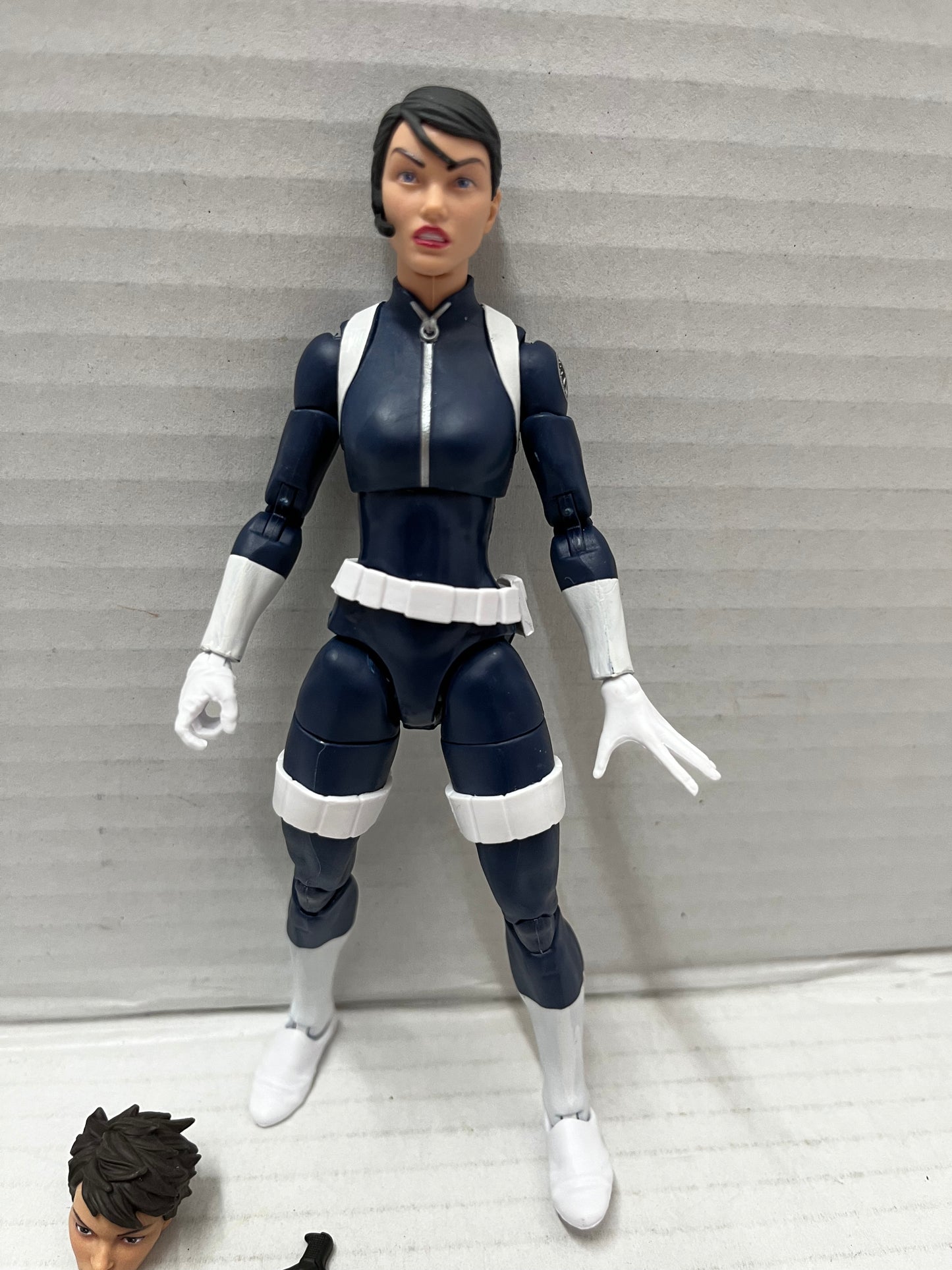 Marvel Legends Quake / Maria Hill (No Controller BAF) Blank Female SHIELD Body