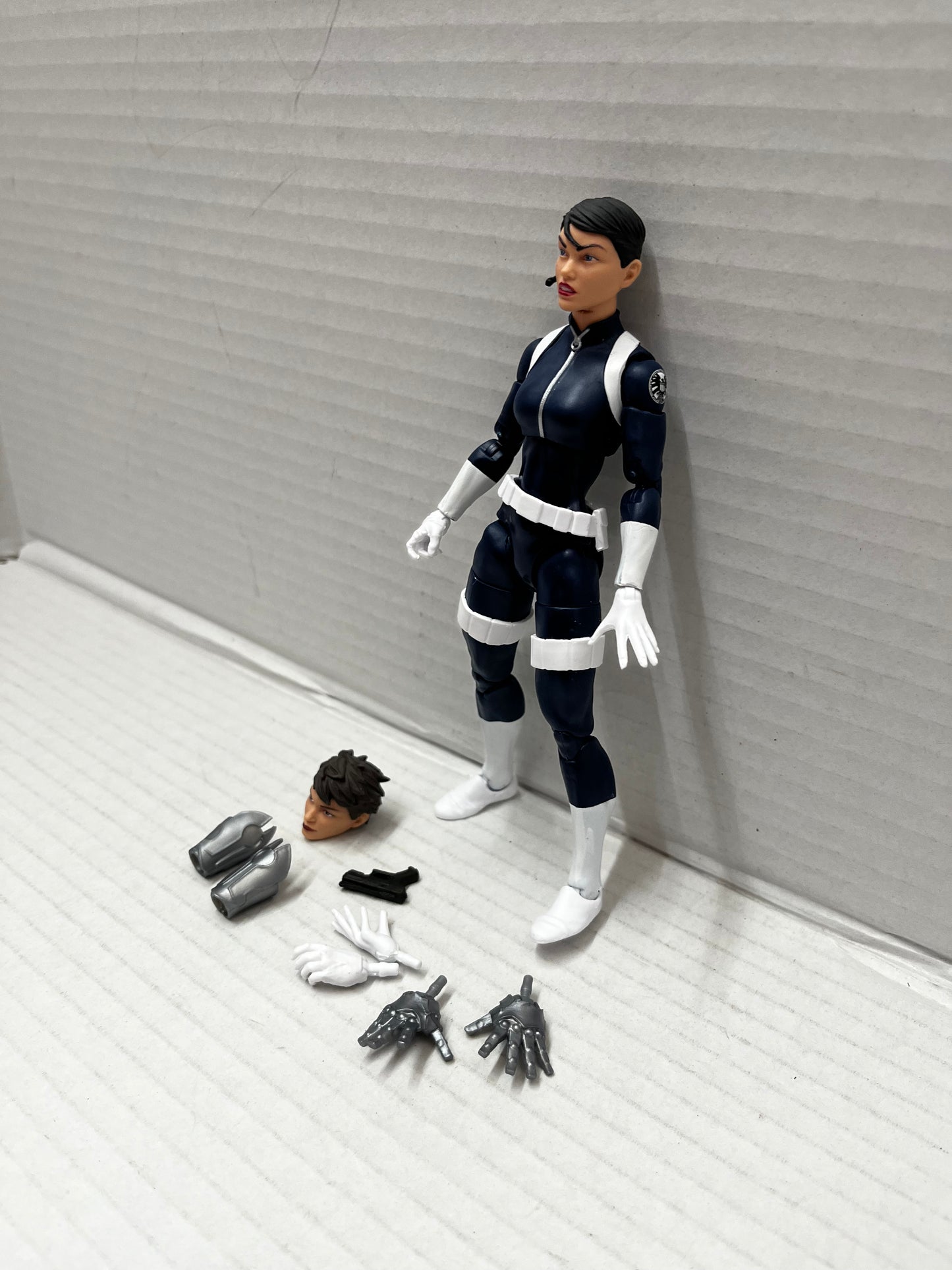 Marvel Legends Quake / Maria Hill (No Controller BAF) Blank Female SHIELD Body