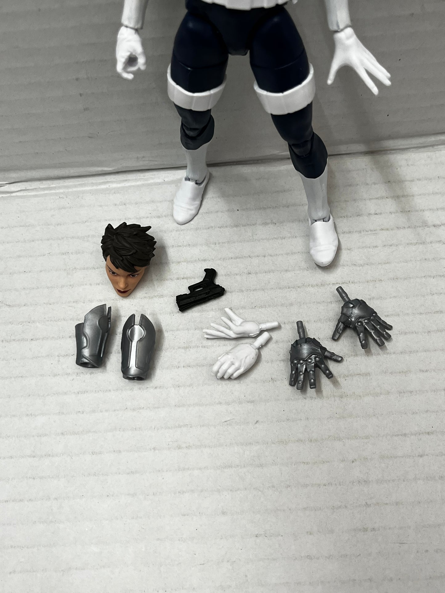 Marvel Legends Quake / Maria Hill (No Controller BAF) Blank Female SHIELD Body