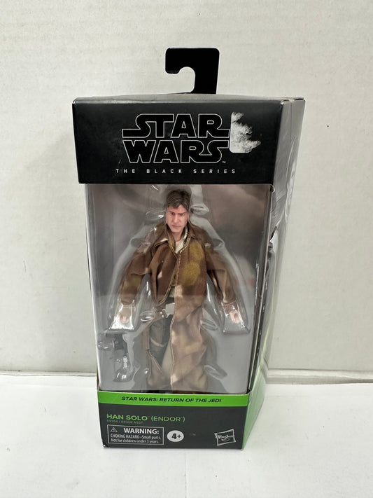 Star Wars Han Solo (Endor) ROTJ Black Series 6 Inch Action Figure (New/Sealed)