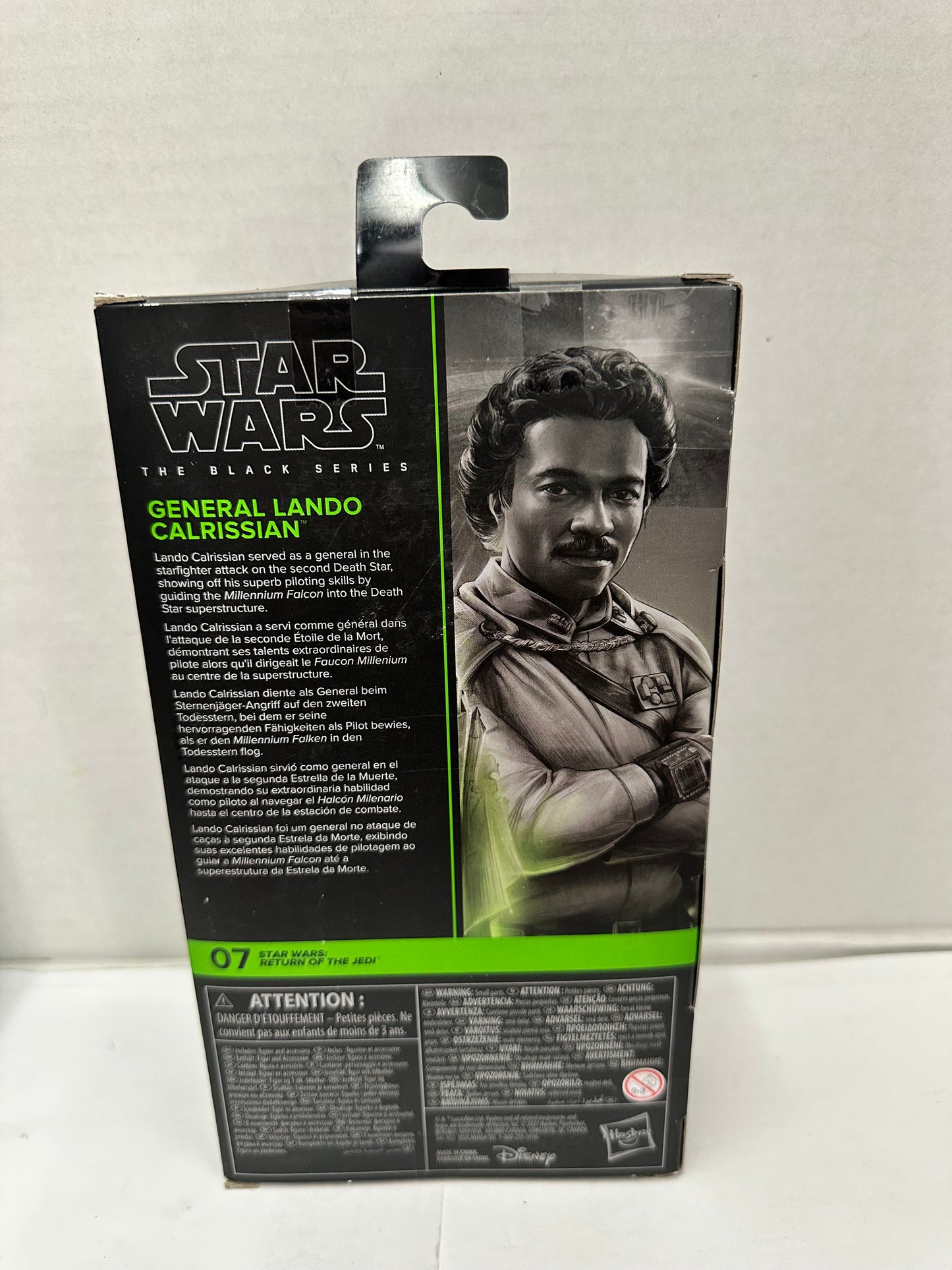 Star Wars Black Series #07 Return of the Jedi General Lando Calrissian Hasbro