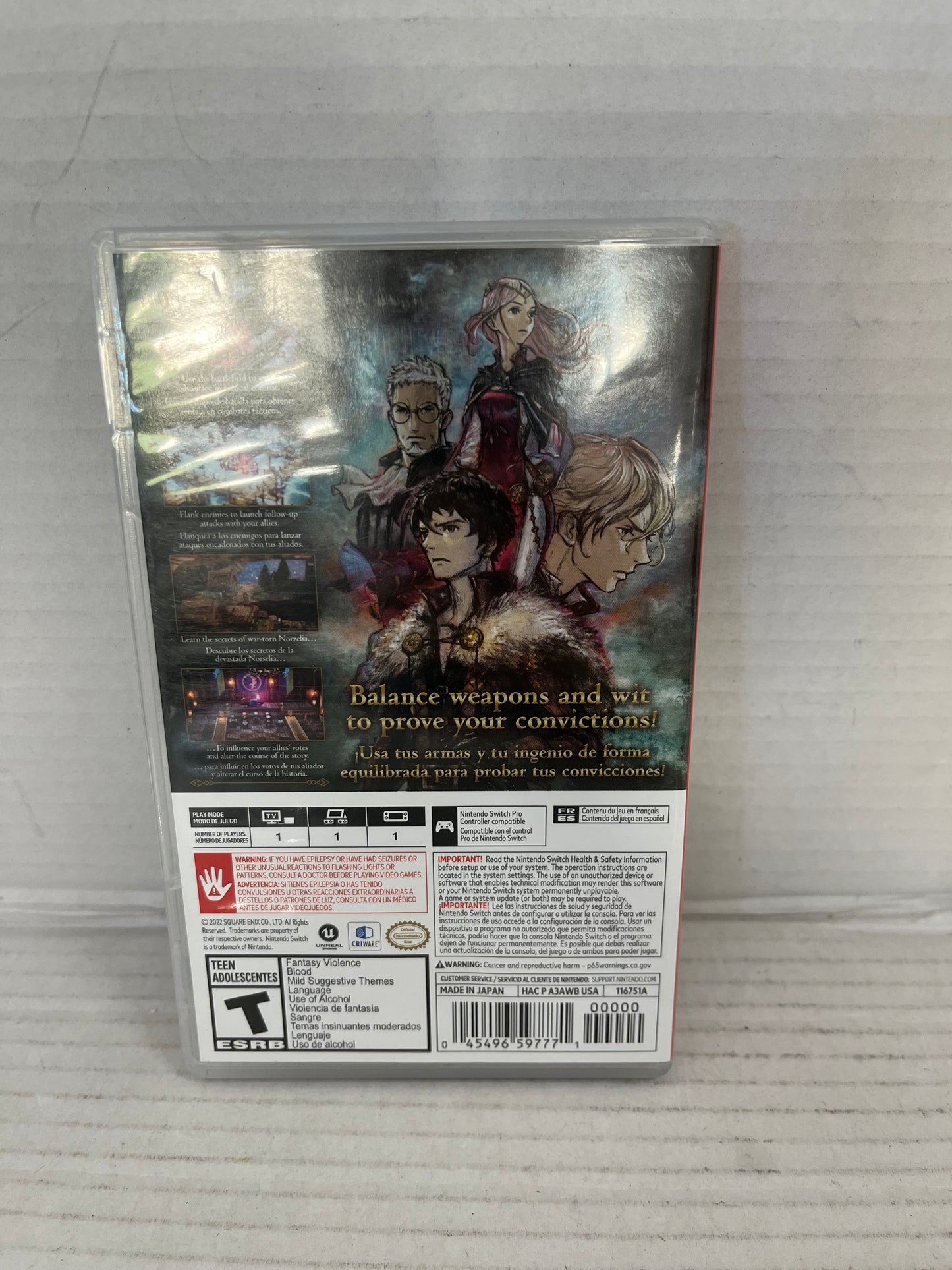 Triangle Strategy - Nintendo Switch