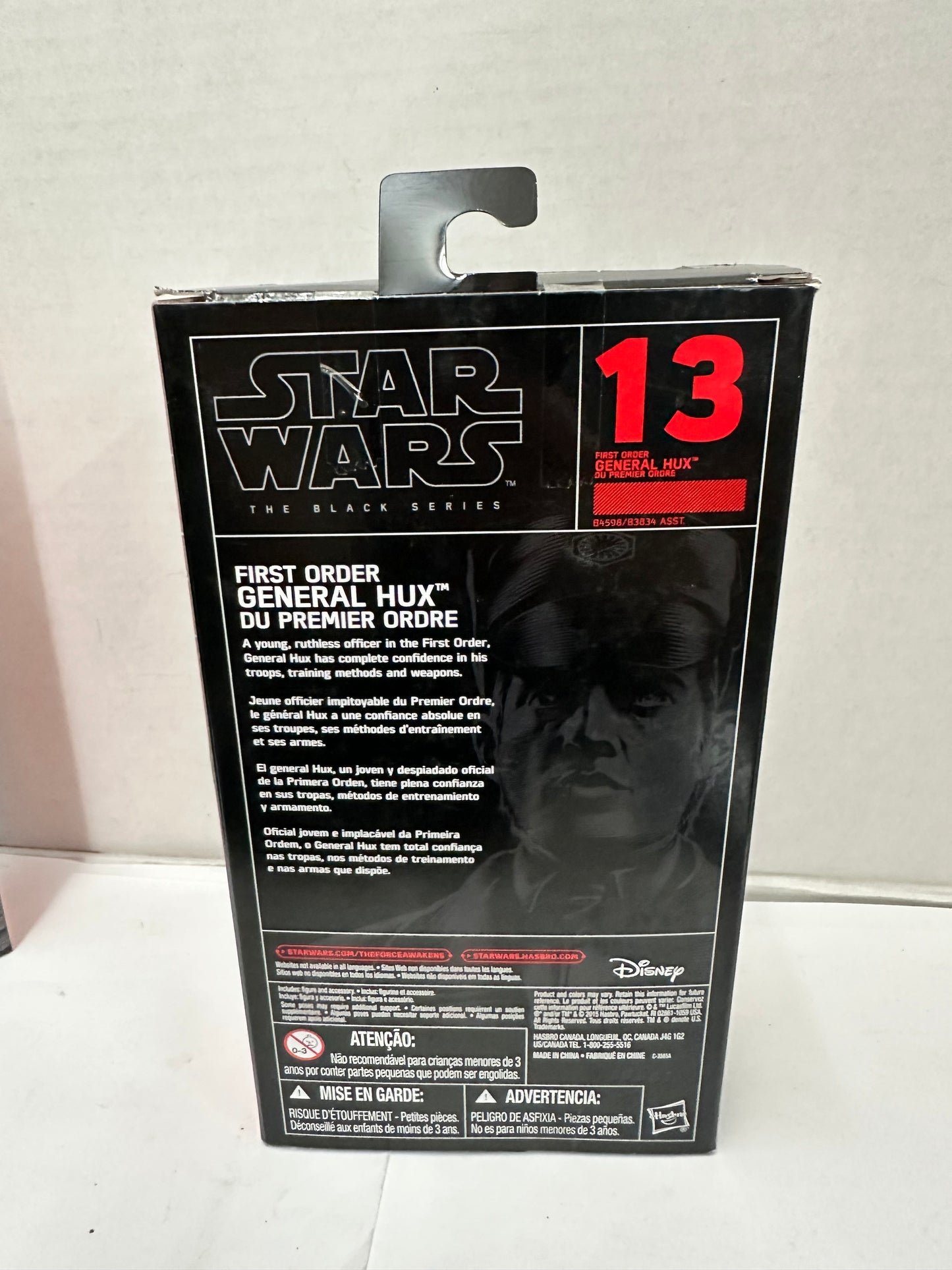 Star Wars The Black Series #13 First Order General Hux - New