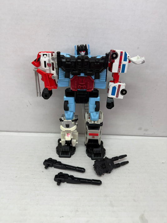 Transformers G1 Defensor Protectobots Vintage Almost Complete READ DETAIL