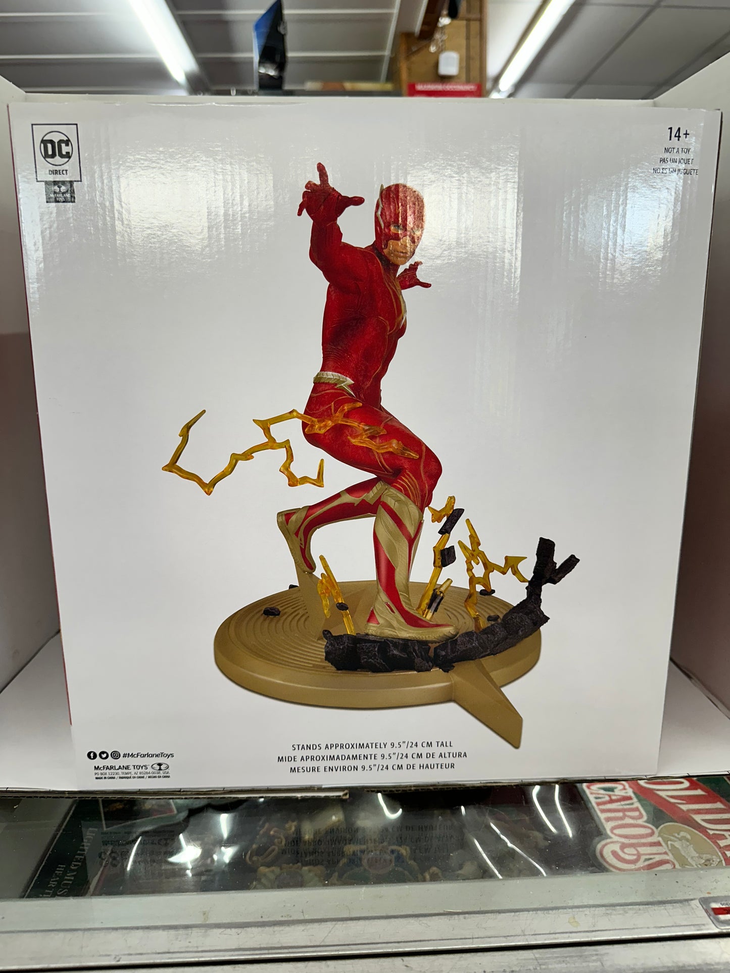 DC Direct The Flash (The Flash Movie) 12" inches Resin Statue New In Box