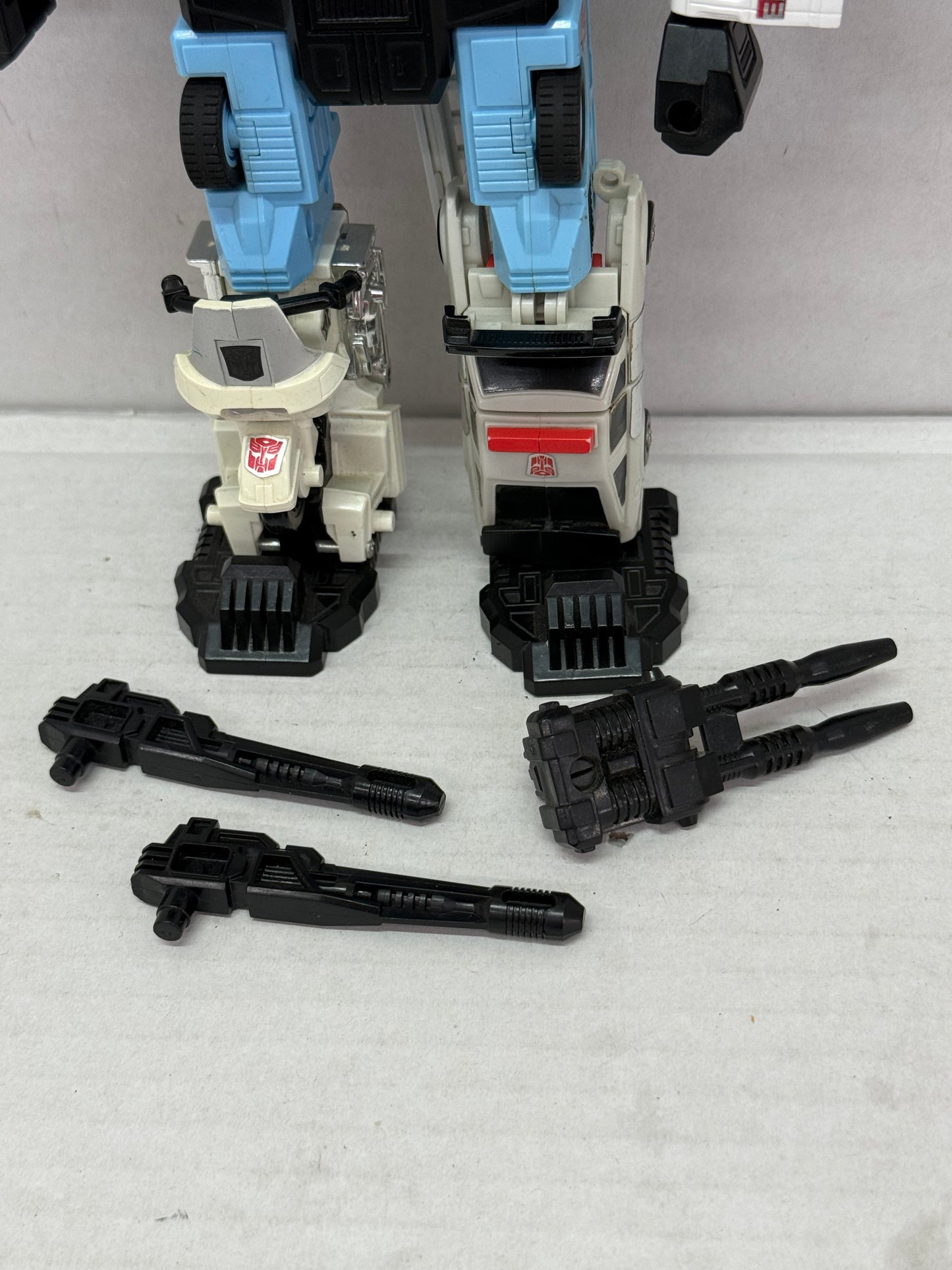 Transformers G1 Defensor Protectobots Vintage Almost Complete READ DETAIL