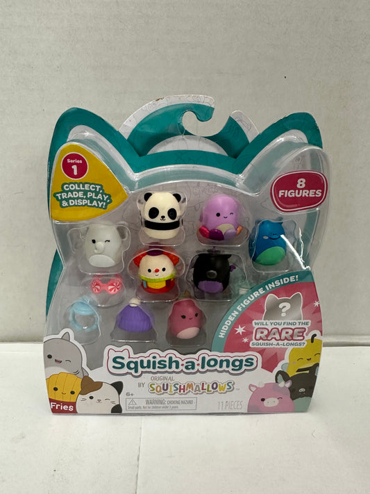 Squish-a-longs 8 Figures - 1”  2 Accessories, Random Collection Series 1