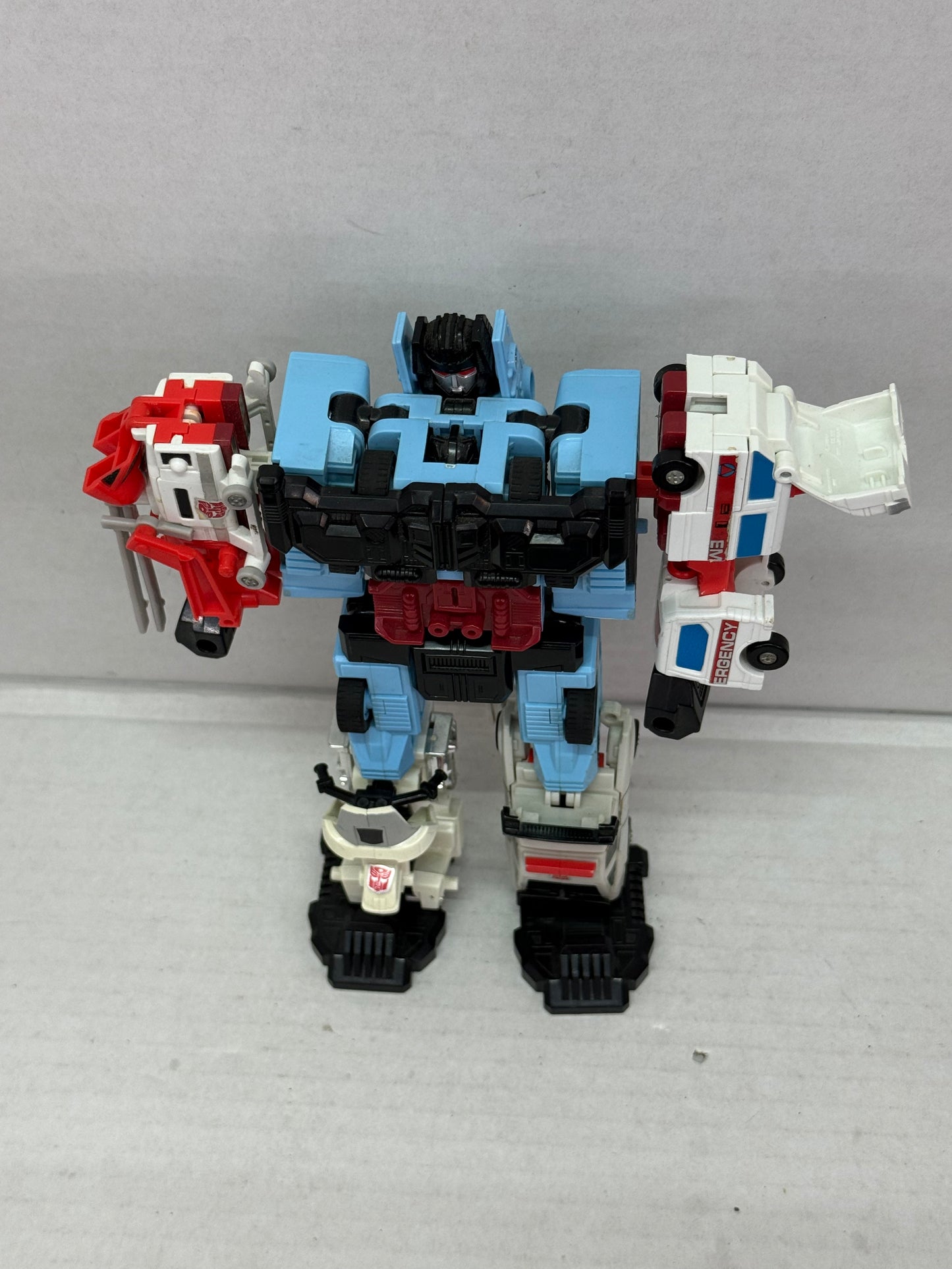 Transformers G1 Defensor Protectobots Vintage Almost Complete READ DETAIL